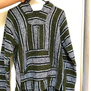 🌊Baja sweatshirt L _ green grey 🌊